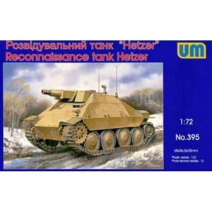 UNIMODELS UM 395 scale models kit 1:72 Hetzer WWII German reconnaissance tank - Bild 1 von 24