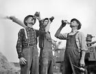 1941 Famers Having a Beer, Jackson, Michigan Old Photo 8.5" x 11" Reprint