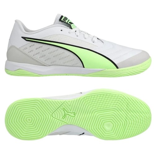 Scarpe sportive da uomo Puma Speedcage nuove con scatola IBERO IV bianco verde UK 9 5 EU 44