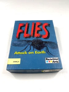 Amiga Spiel Flies Attack on Earth auf Diskette Box Vintage - Bild 1 von 4