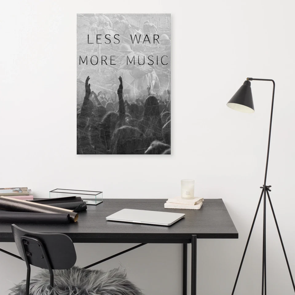 Arte de pared para estudio de música música obra de arte lienzo teatro musical arte de pared música Wa Foto 1 de 1