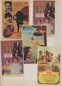 Cine 10 Programas de Mano Películas Diversas Épocas (HE-121) - Picture 1 of 2