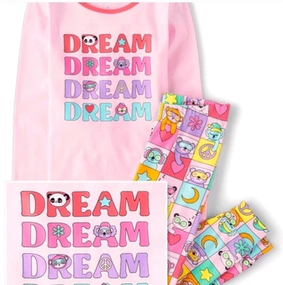 The Children's Place girls Long Sleeve Top and Pants Snug Fit 6X/7 - Image 1 of 3