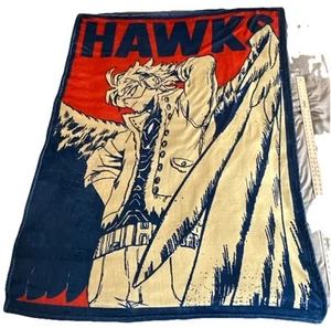 "Manta de felpa ojo de halcón My Hero Academia Hawks 78"" X 58""" - Imagen 1 de 8