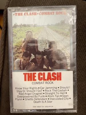 The Clash - Combat Rock - 1982 Cassette - Epic CBS - Rock The Casbah - FET 37689 - Image 1 of 2