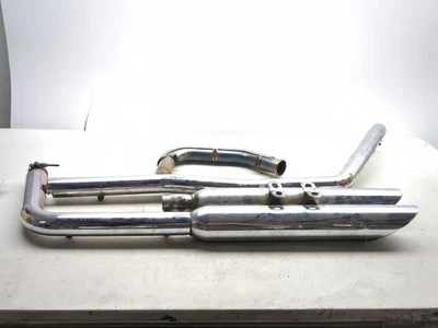 Silenciador de tubo de escape completo 98-04 Kawasaki VN1500 Vulcan Nomad FI JARDININE Foto 1 de 4