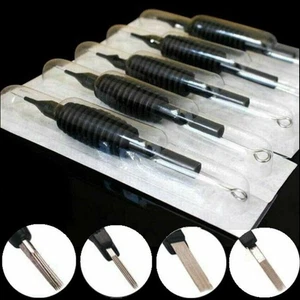 Ago sterile monouso per tatuaggi 5/10/25/50/100 pezzi - con impugnatura tubo 3/4 e punta - Foto 1 di 52