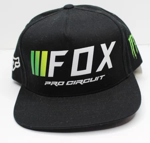 Fox Pro Circuit Motocross Hat Cap Snapback Motorcycle Supercross Black New w Tag - Bild 1 von 6
