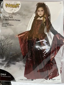 Spirit Scarlet Enchantress Kostüm Kinder Größe M (8-10) 2-teiliges Set - Bild 1 von 1