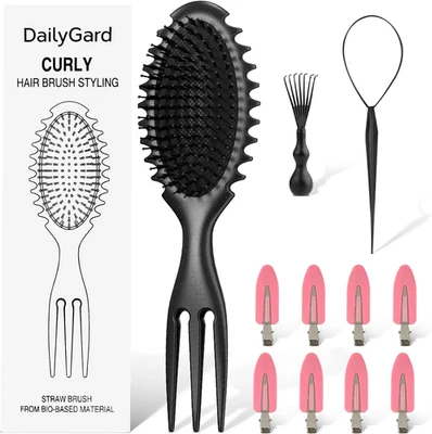 Curl Defining Hair Brush, Wet Hair Brush for Women and Men, Detangler Hairbrush - Image 1 of 4