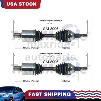 Front Passenger Driver Side CV Axle Joint Fits 1993 Cadillac Allante - Image 1 of 2