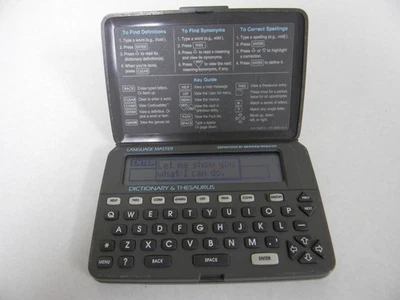 Franklin Language Master Electronic Dictionary & Thesaurus Model LM-2015  TESTED - Image 1 of 4