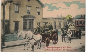 Providence Washington Fire Engine No 10 Burnside & Oxford 1910 RI - Picture 1 of 2