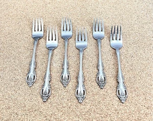 Oneida Community Stainless BRAHMS Set of 6 Salad Forks - Picture 1 of 5