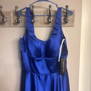Sherri Hill 52568 Ball Gown Royal Blue NWT Size 16 Prom Pageant Formal New Long - Picture 1 of 11