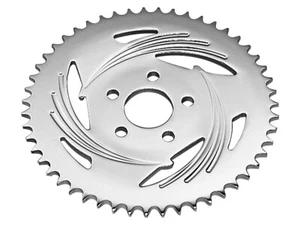 48 Tooth Rear 530 Sprocket Chrome Dished 1/2 Offset 48th Harley FXR 40954-81 - Picture 1 of 8
