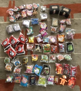 (68) VTG Mixed Lot of Fast Food Toys From 1990s-2000s McD's Burger King Wendy's - Picture 1 of 16