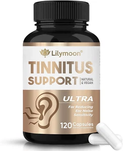 Tinnitus Relief for Ringing Ears, Powerful & Natural Tinnitus Relief Capsules to - Picture 1 of 8