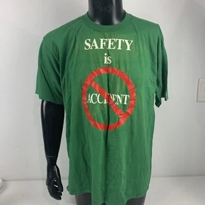 Vintage USA M&M Mars Waco, Texas Safety Is No Accident Shirt Men’s XXL Free Post - Picture 1 of 7