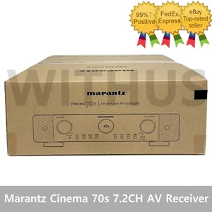 Marantz Cinema 70s Slimline 7.2 CH AV Receiver with 8K Ultra HD HEOS /Black 220V - Picture 1 of 2
