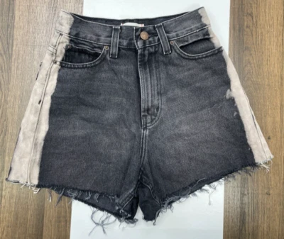 NUEVO Pantalones Cortos Urban Outfitters BDG Para Mujer Talla 24 Línea A Corte Negro y Rosa Nuevos con Etiquetas Foto 1 de 4