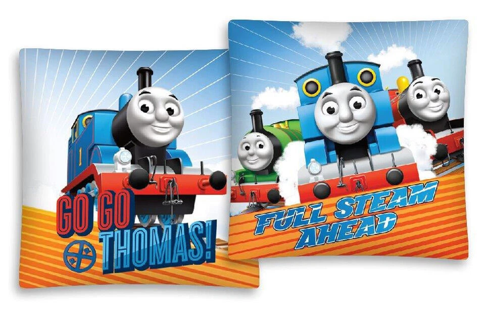 KISSENHÜLLE COVER  BEZUG  40 x 40 CM  THOMAS  DIE LOKOMOTIVE - Bild 1 von 1