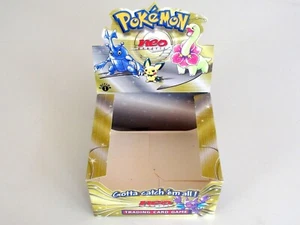 Pokemon 1st EDITION NEO GENESIS Empty Booster Box (2000) + WOTC Cellophane - Picture 1 of 10