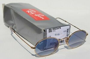 RAY-BAN RB3547N Sunglasses Arista Gold/Clear Gradient Blue 001/3F 51mm NEW Italy