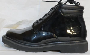 ROCKY MEN BOOT US 8 M BLACK HIGH GLOSS PROFESSIONAL DRESS CHUKKA FQ00500-8 NIB - Picture 1 of 10