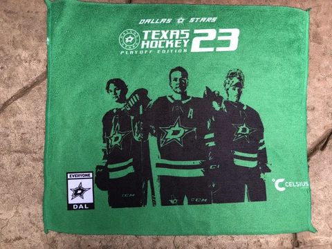 LOT - 2 Dallas Stars Playoff Towels Round 2 Game 2 + 2 Waistbands 2023 Cover