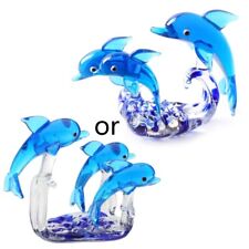 Cute Dolphin Figure Statue Collectible Jewelry Box Holder for Home