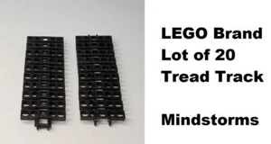 LEGO Mindstorms Track Tread LOT OF 20 Links Black Holes TECHNIC Build Tanks Belt - Picture 1 of 1