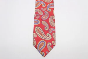 403) ATLAS DESIGNS (XL)  MEN'S TIE 100% SILK MADE IN ITALY - Picture 1 of 6