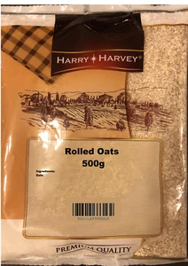 Rolled Porridge Oats 500g - Premium Quality Cereal, flapjack, breakfast cookies - Picture 1 of 1