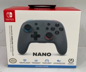 PowerA Nano Enhanced Wireless Controller for Nintendo Switch - Gray Neon - Picture 1 of 3
