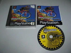 No Fear Downhill Mountain Biking PS1 Game With Manual Tested & Working  - Picture 1 of 7