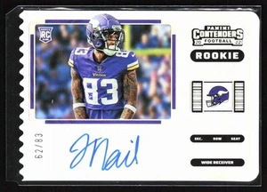 2022 Panini Contenders Rookie Ticket Stub Variation Jalen Nailor RC Auto 62/83 - Bild 1 von 2