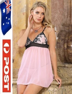 Plus 5XL Sexy Womens Ladies Sheer Eligant Lingerie Negligee Babydoll pantie 1201 - Picture 1 of 10