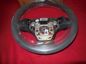NOS 2005 - 2013 C6 Corvette GM Suede Automatic Steering Wheel Red Stitching GM - Picture 1 of 8