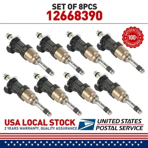 New For Chevrolet GMC 1500 5.3L  2014-2017 A12668390 V8 x8 OEM  Fuel Injectors - Picture 1 of 8