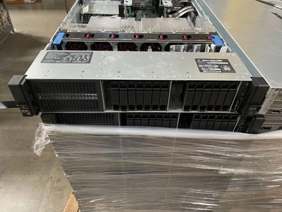 HP ProLiant DL380 G10 Server 2x Gold 6138 2.00 GHz 40C 16 Bay 2X 500w PSU RAILS - Image 1 of 4