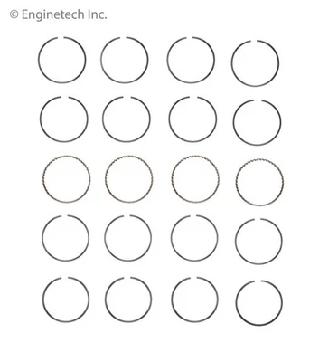 Piston Ring Set For 90-00 Honda Civic Civic del Sol CRX  S75314-.50 - Image 1 of 4