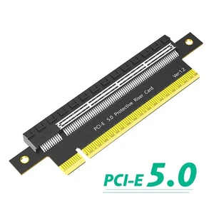 PCI-E Express 5.0 16X Extender-Riser-Kartenadapter (Stecker auf Buchse) D6C4 - Afbeelding 1 van 6