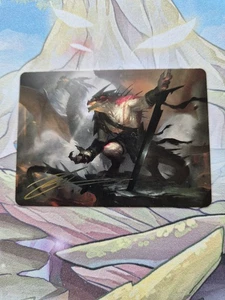 Art Series (53/81) - Rivaz of the Claw MTG Dominaria United NM Magic Gold Stamp - Bild 1 von 2
