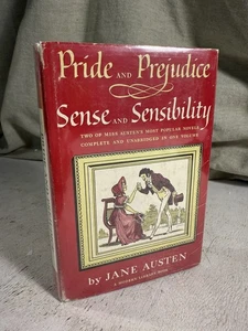 Modern Library 264 Jane Austen Pride and Prejudice & Sense and Sensibility HC DJ - Picture 1 of 7