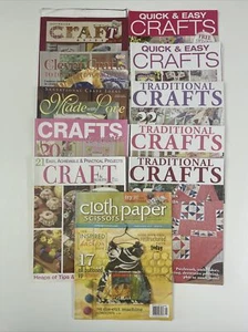 11 x Craft Magazines - Assorted Bundle Lot - How To Craft - Traditional Crafts - Picture 1 of 17