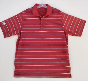 Slazenger Golf Poloshirt Herren Large rot gestreift leicht L - Bild 1 von 8