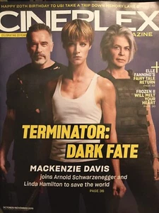 Terminator Dark Fate Cineplex Magazine Arnold Schwarzenegger Linda Hamilton New - Bild 1 von 4