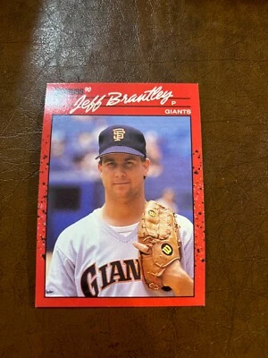 1990 Donruss - #466 Jeff Brantley - Image 1 of 2