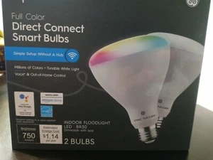 Cync by GE BR30 Bluetooth Smart LED Floodlight Bulb (2-Pack) - Picture 1 of 5